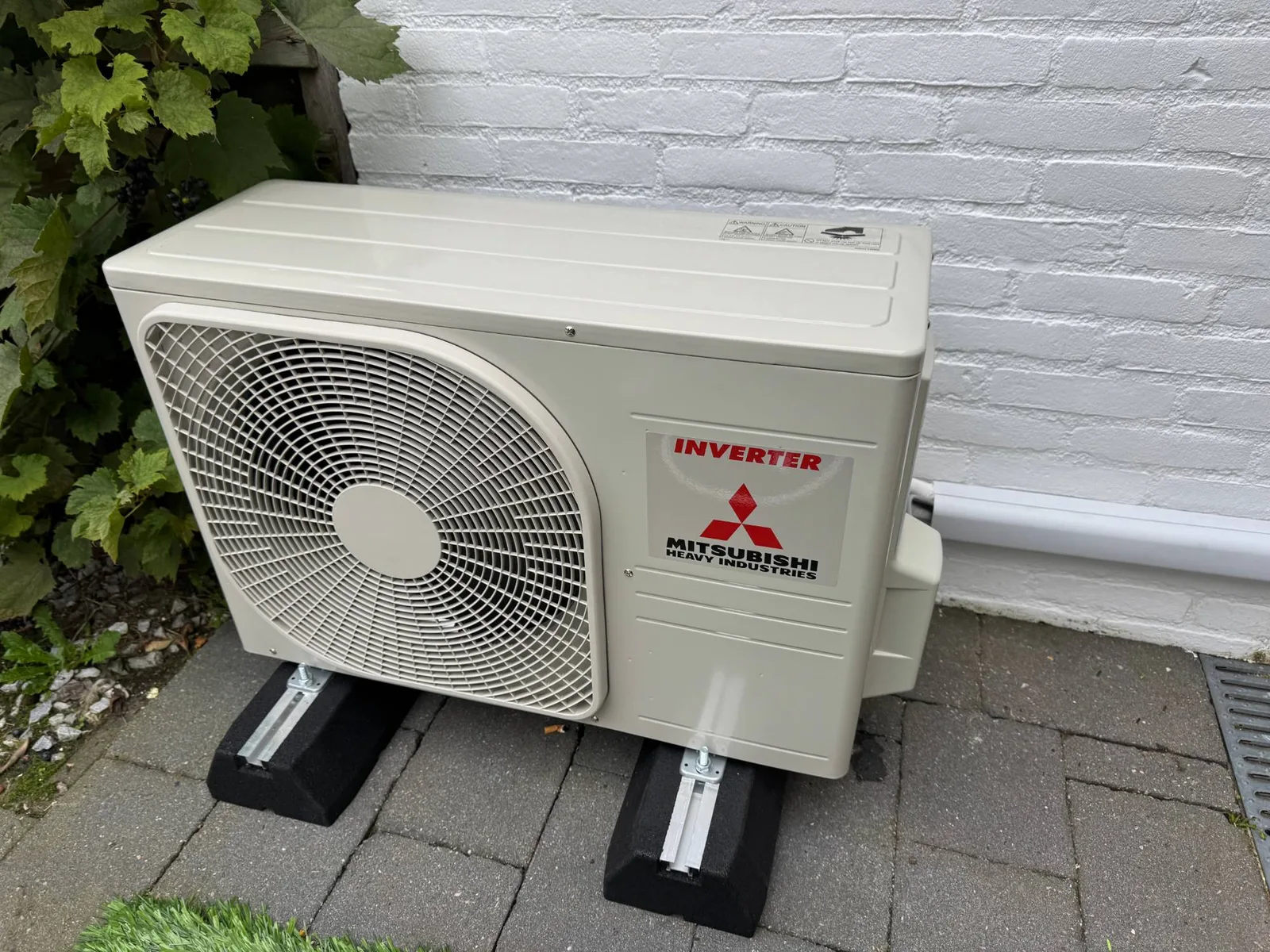 Airco in de woonkamer in Norg